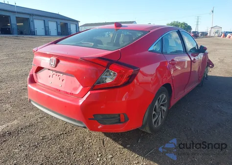 2017 Honda Civic Ex from USA, damaged, VIN 2HGFC2F76HH551317